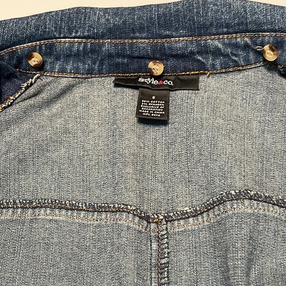 Style & Co. Jean jacket. Size S - Picture 9 of 10